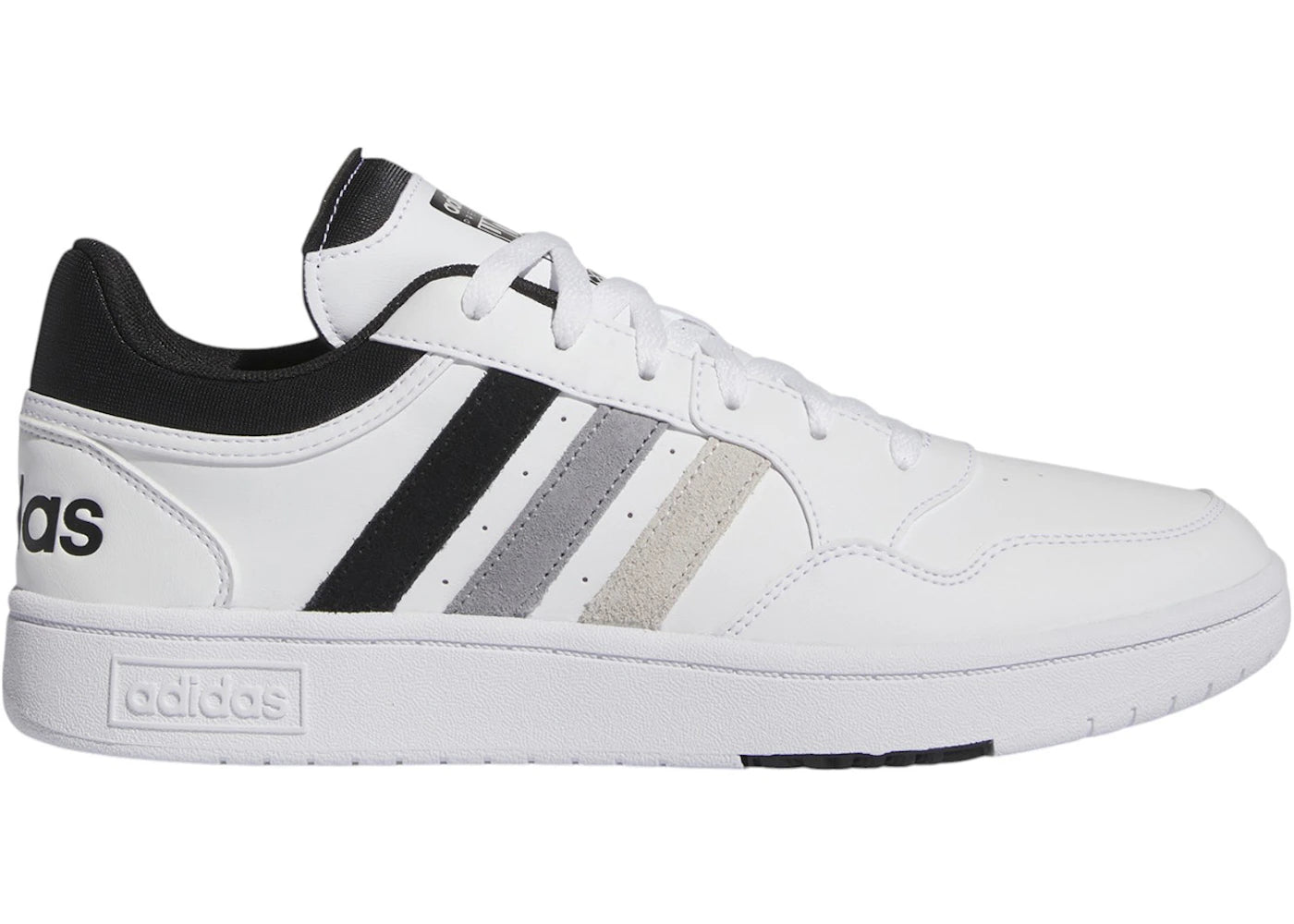 adidas Hoops 3.0 Low Classic Vintage Cloud White Core Black Grey