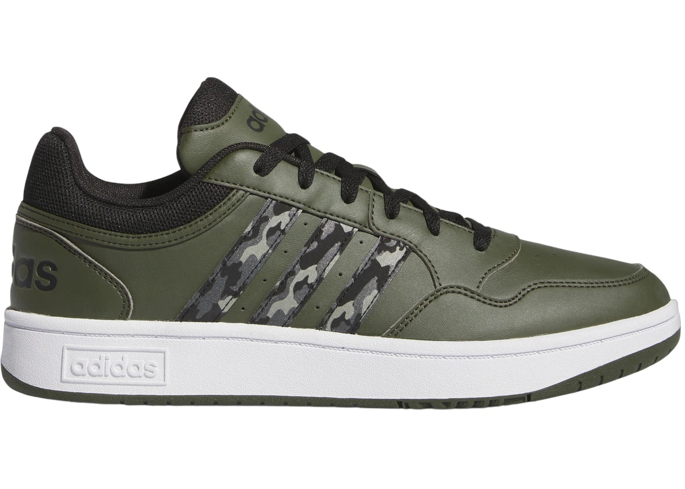 adidas Hoops 3.0 Low Classic Vintage Night Cargo Core Black Cloud White