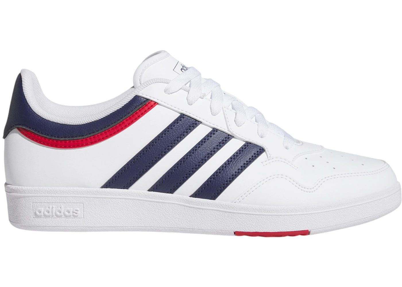 adidas Hoops 4.0 Cloud White Dark Blue Team Power Red 2