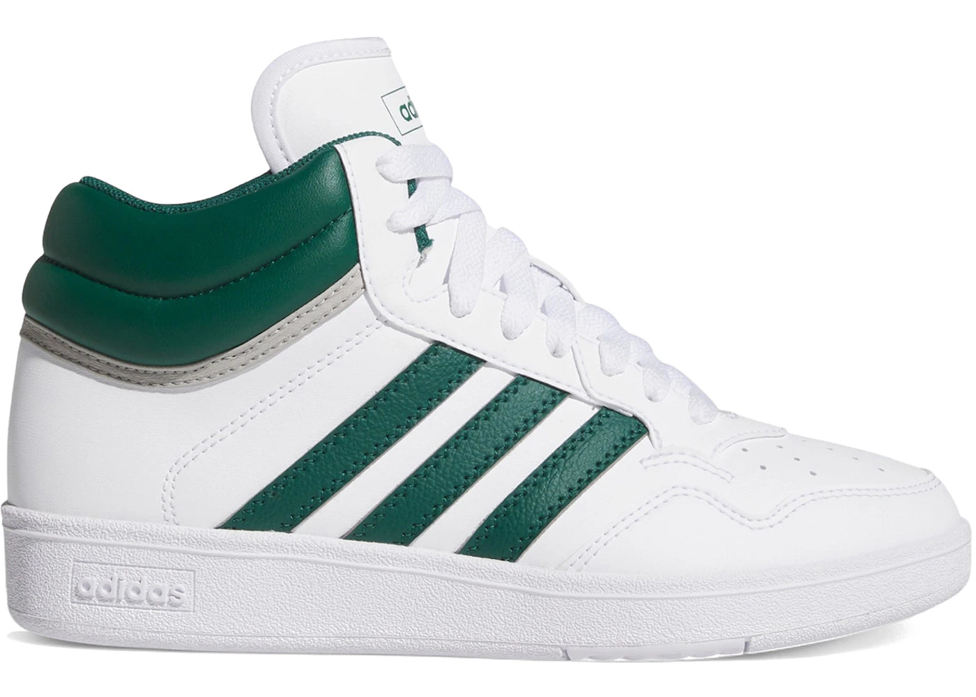 adidas Hoops 4.0 Mid Cloud White Collegiate Green Grey Two (GS)