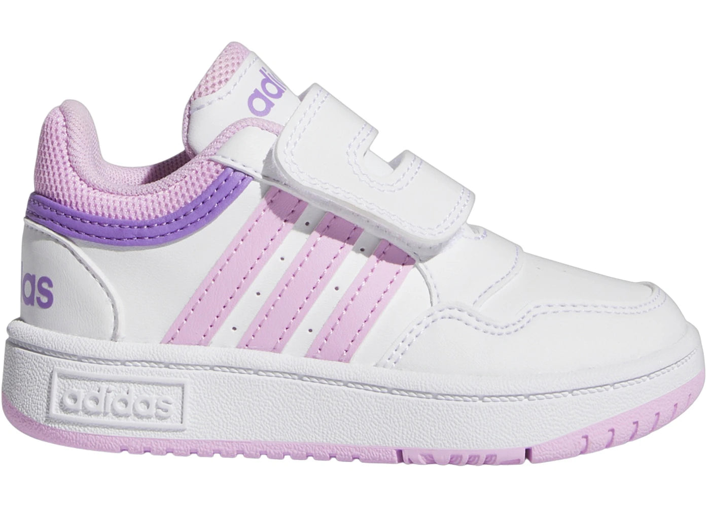 adidas Hoops Cloud White Bliss Lilac Violet Fusion (TD)