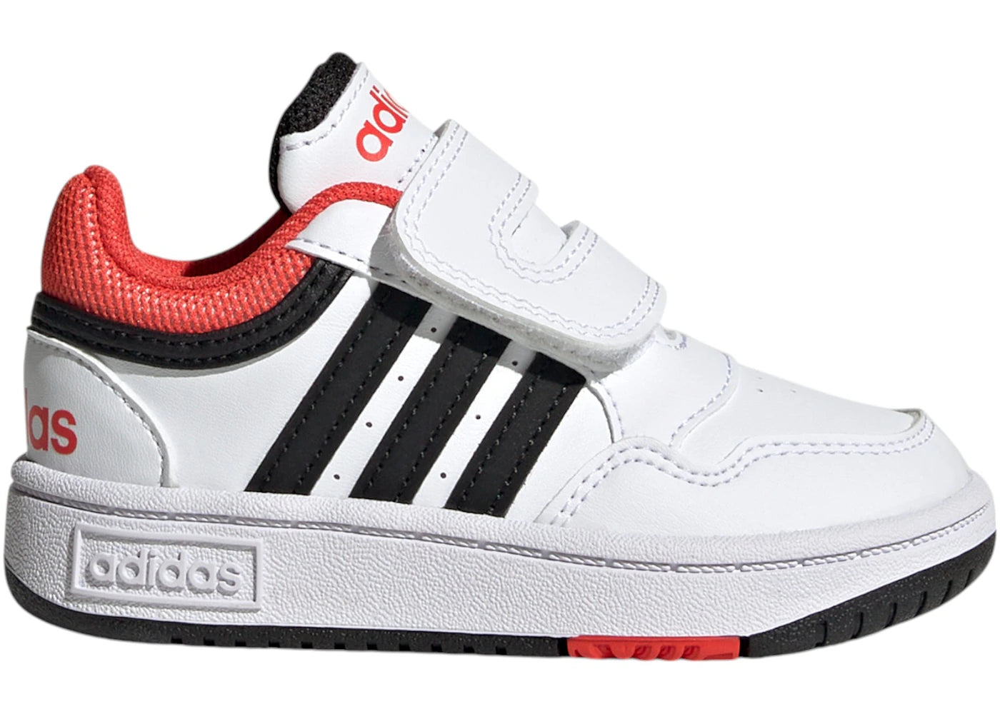 adidas Hoops Cloud White Core Black Bright Red (TD)