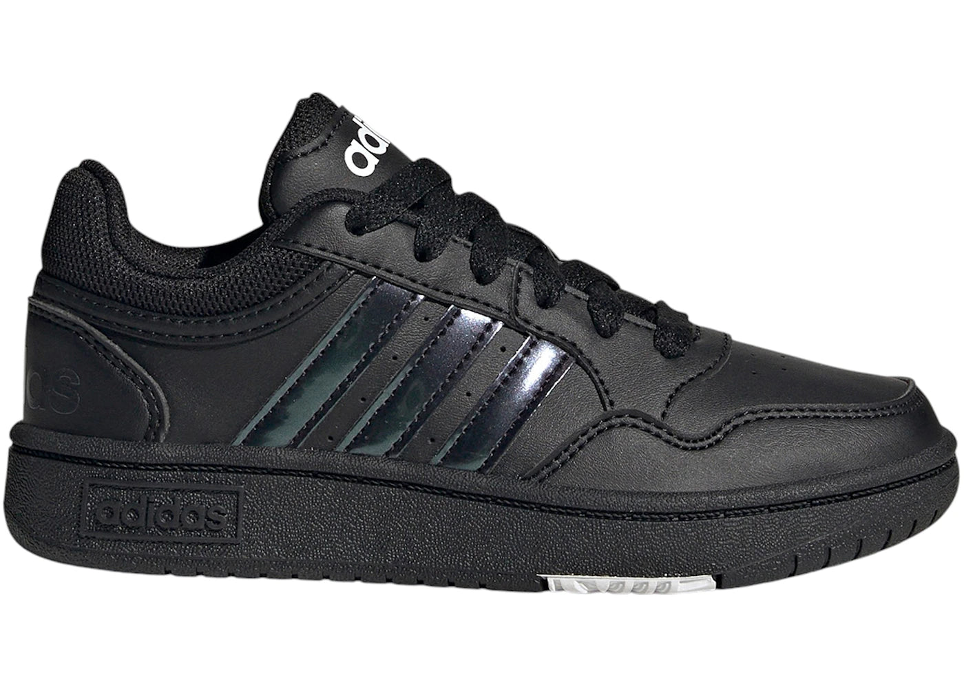 adidas Hoops Core Black Cloud White (GS)