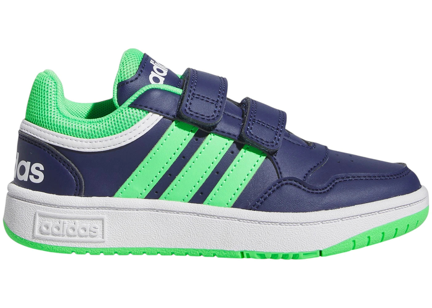 adidas Hoops Lifestyle Dark Blue Green White (PS)