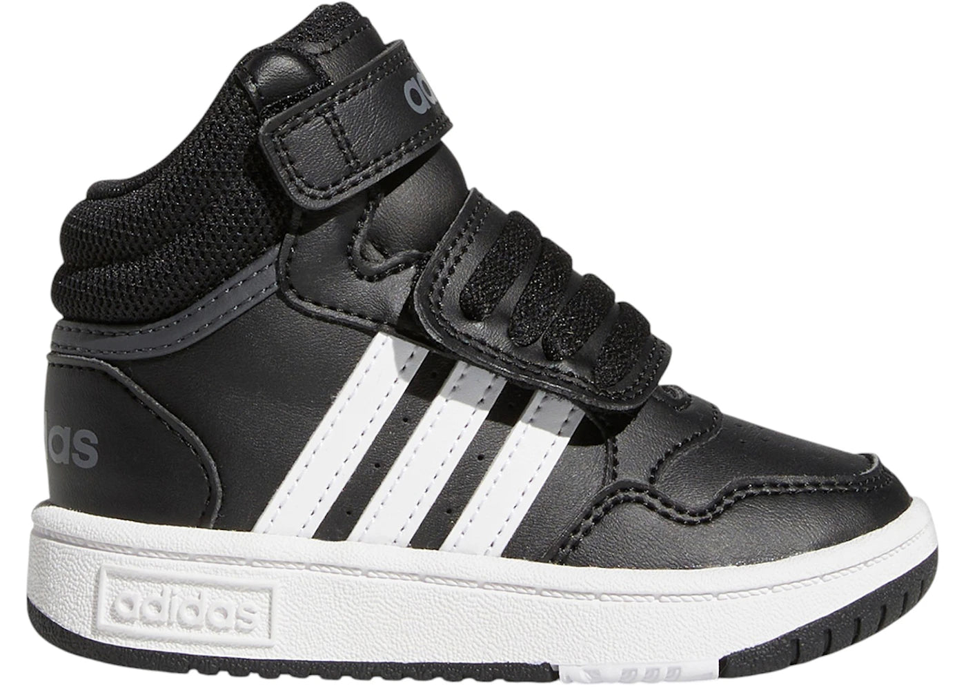 adidas Hoops Mid Black White Grey (TD)