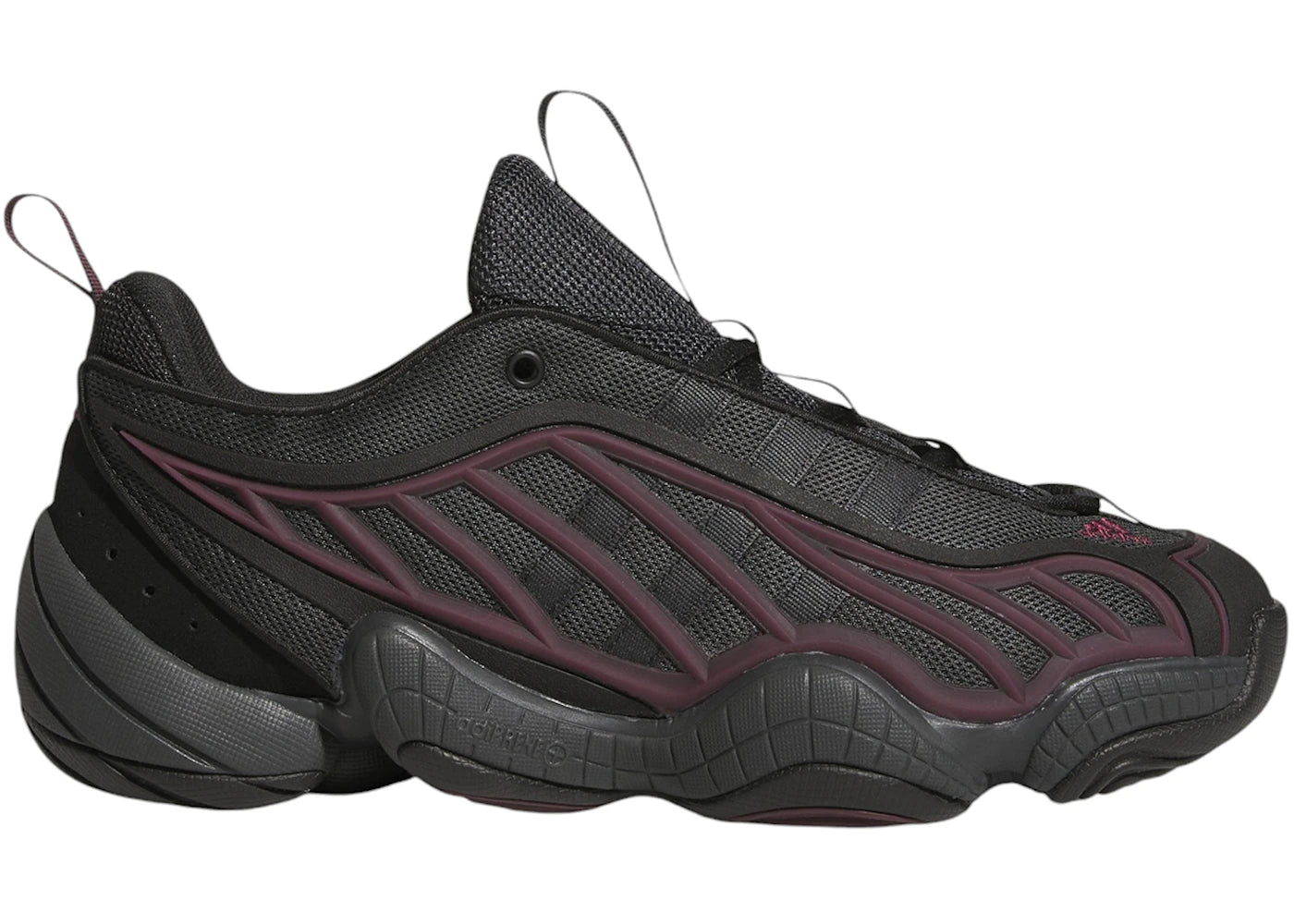 adidas Intimidation Low Core Black Maroon Carbon