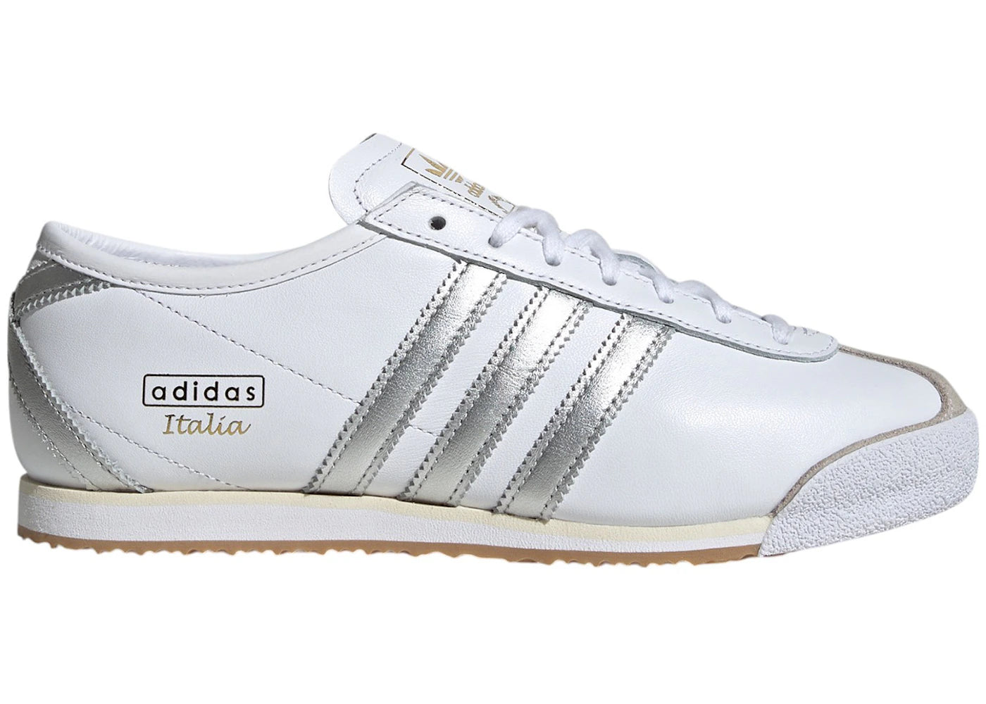 adidas Italia 70s Cloud White Silver Metallic Cream White (Women's)