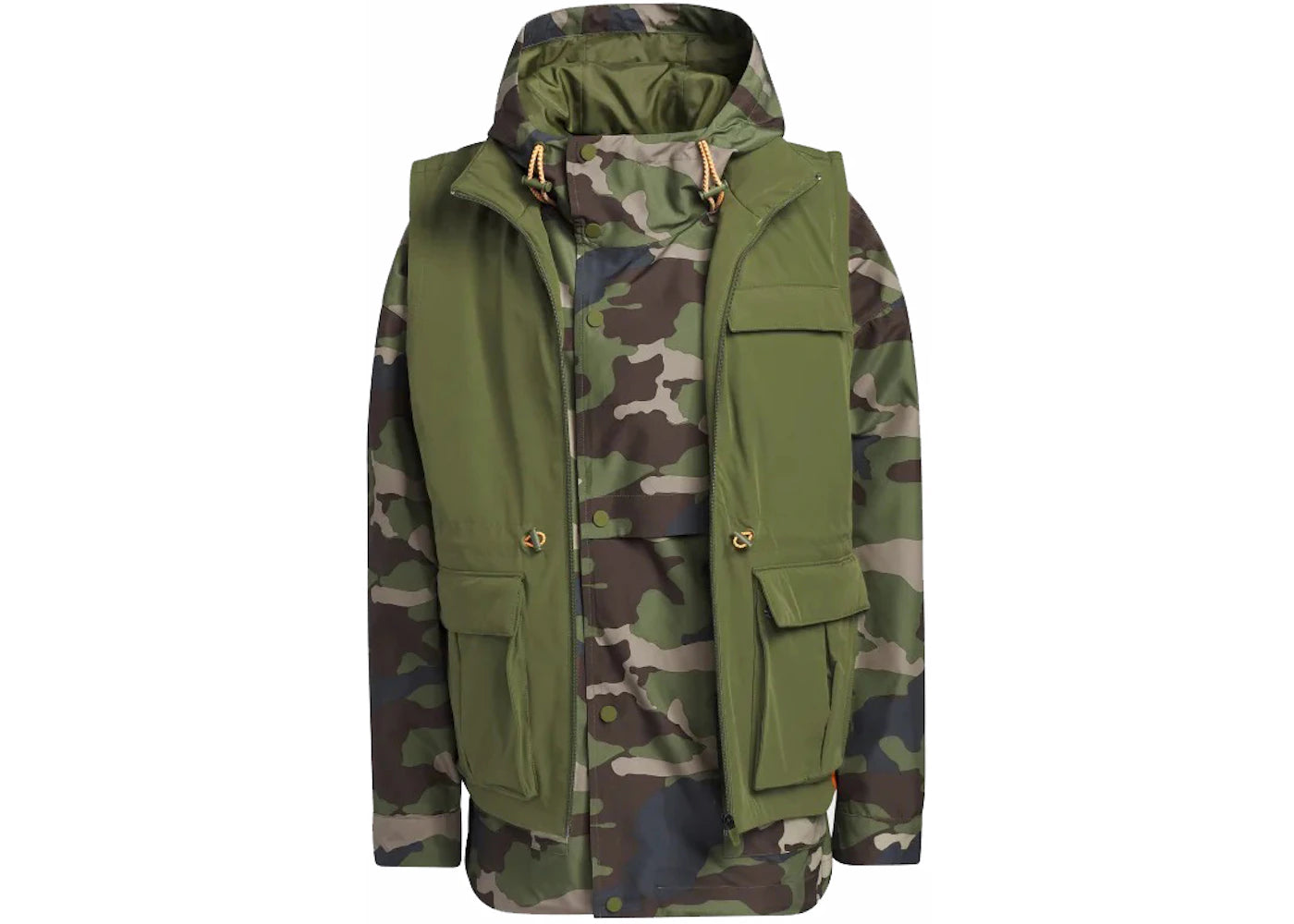 adidas Ivy Park 2Fer Jacket (All Gender) AOP Camo/Wild Pine