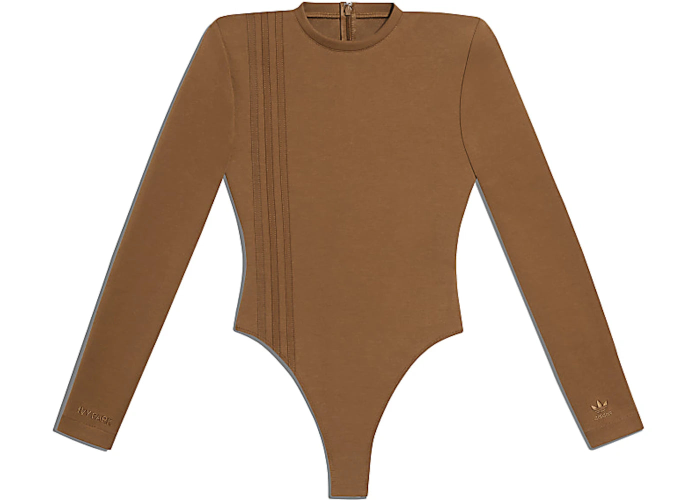 adidas Ivy Park 3-Stripes Bodysuit (Plus Size) Wild Brown