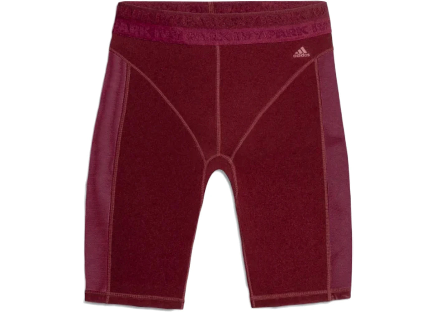 adidas Ivy Park Cycling Shorts Maroon/Amazon Red