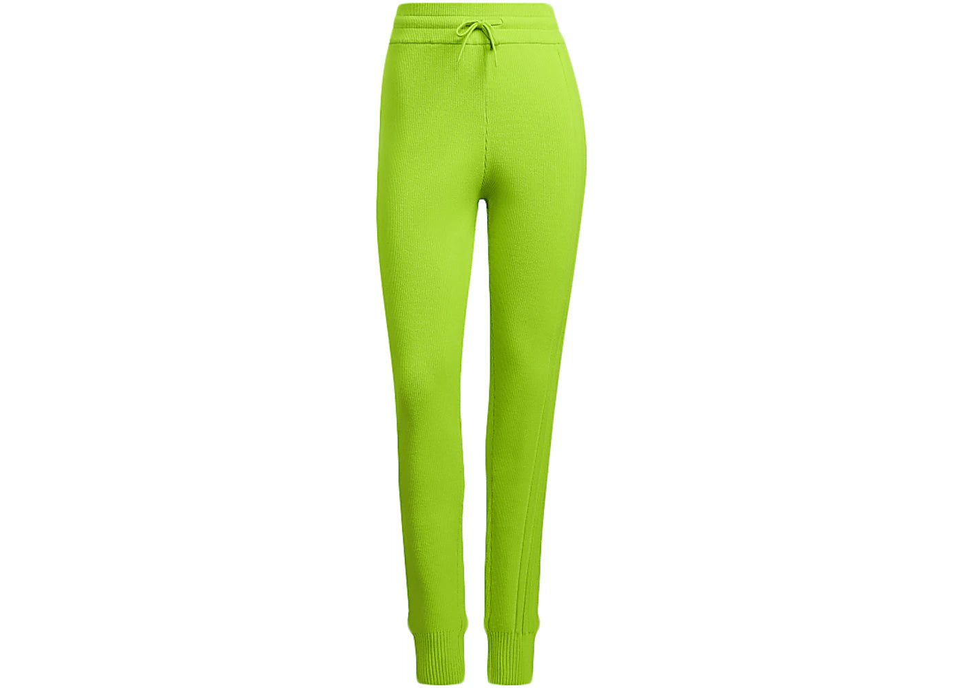 adidas Ivy Park Halls of Ivy 3-Stripes Knit Rib Jogger Pants Semi Solar Slime