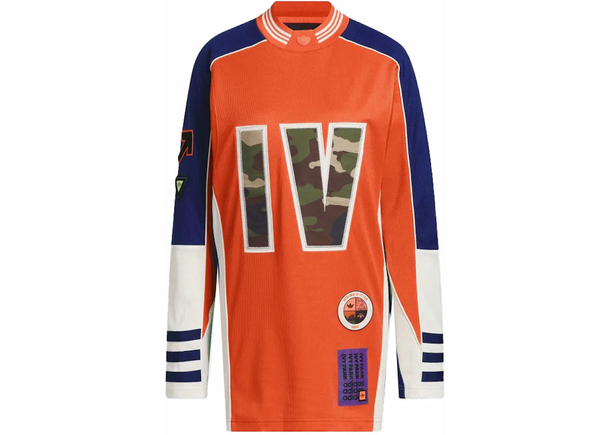 adidas Ivy Park Jersey Top (All Gender US Sizing) Solar Orange/Legacy ...