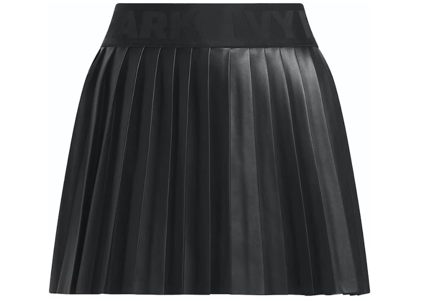 adidas Ivy Park Leather Pleated Mini Skirt (Asia Sizing) Black