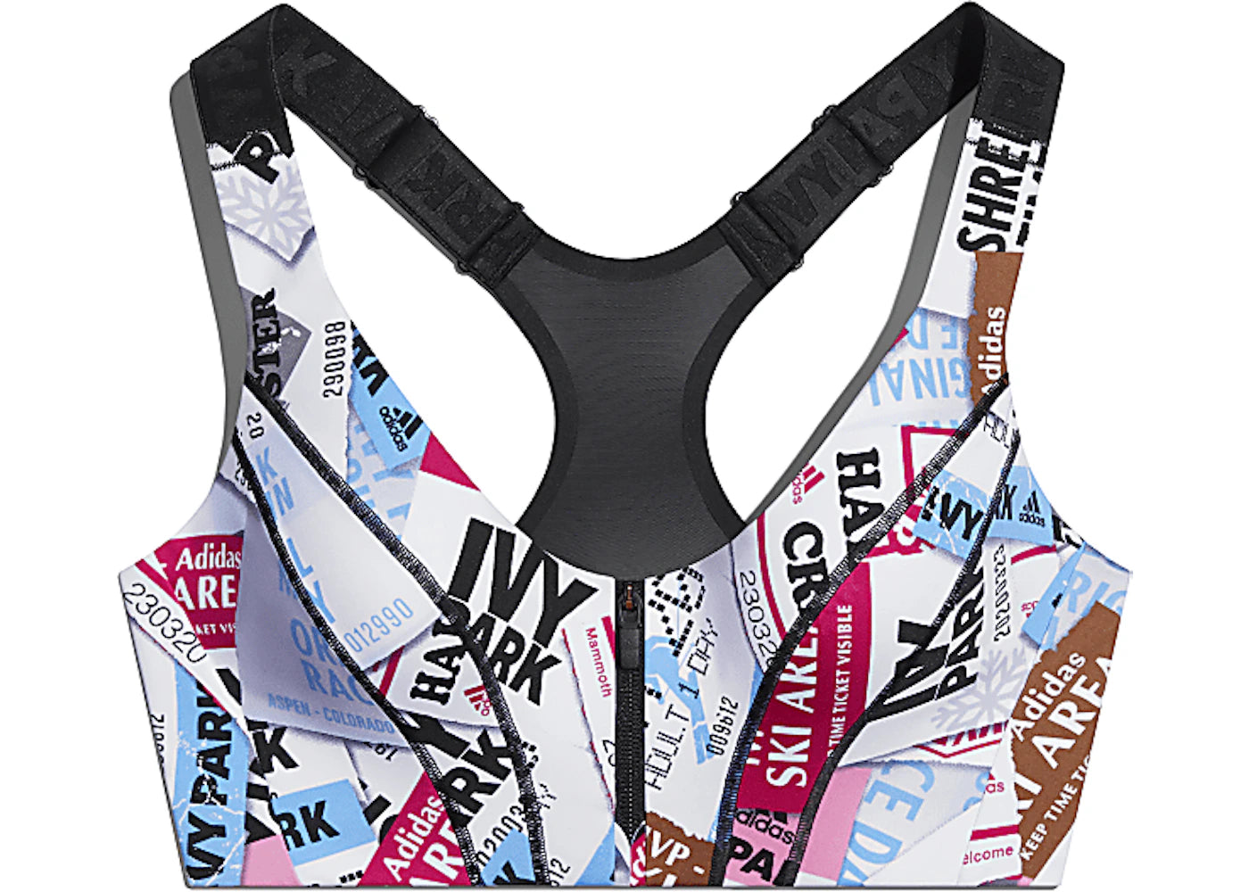 adidas Ivy Park Medium-Support Ski Tag Bra Multicolor