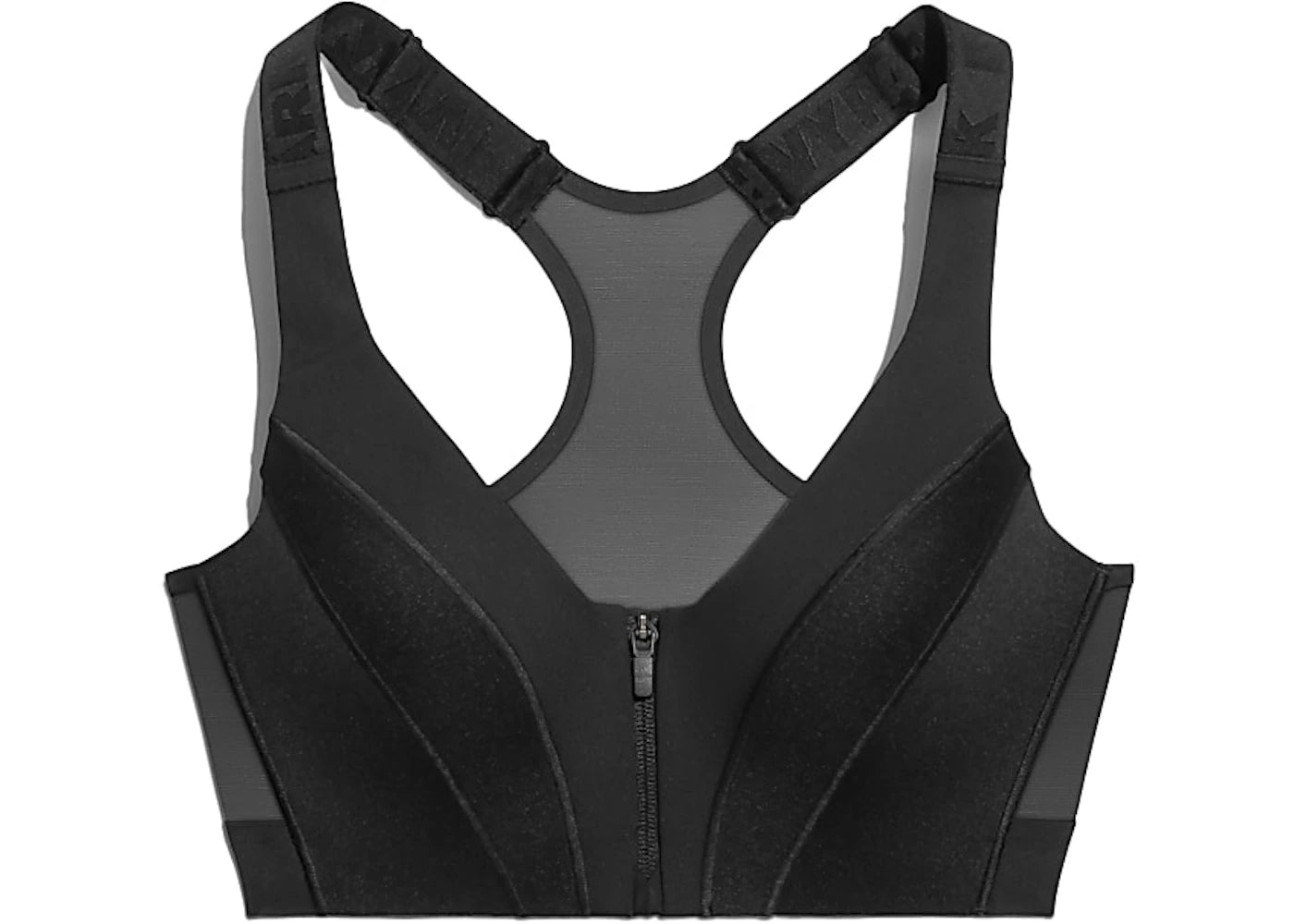 adidas Ivy Park Medium Support Zip Bra Black