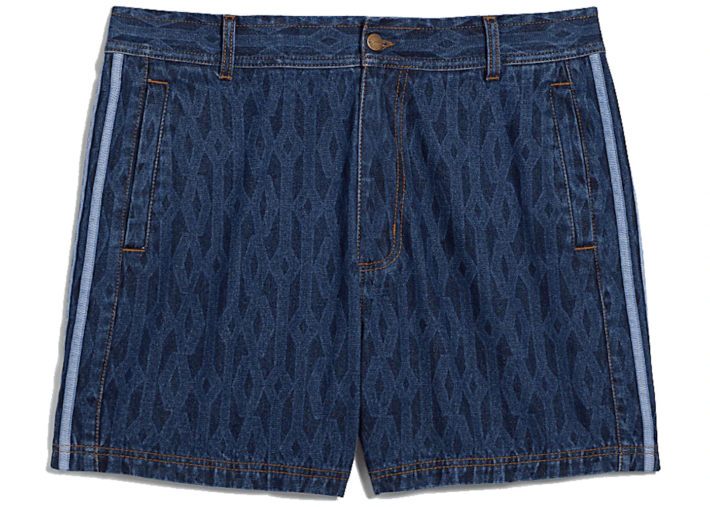 adidas Ivy Park Monogram Denim Shorts (All Gender) Dark Denim