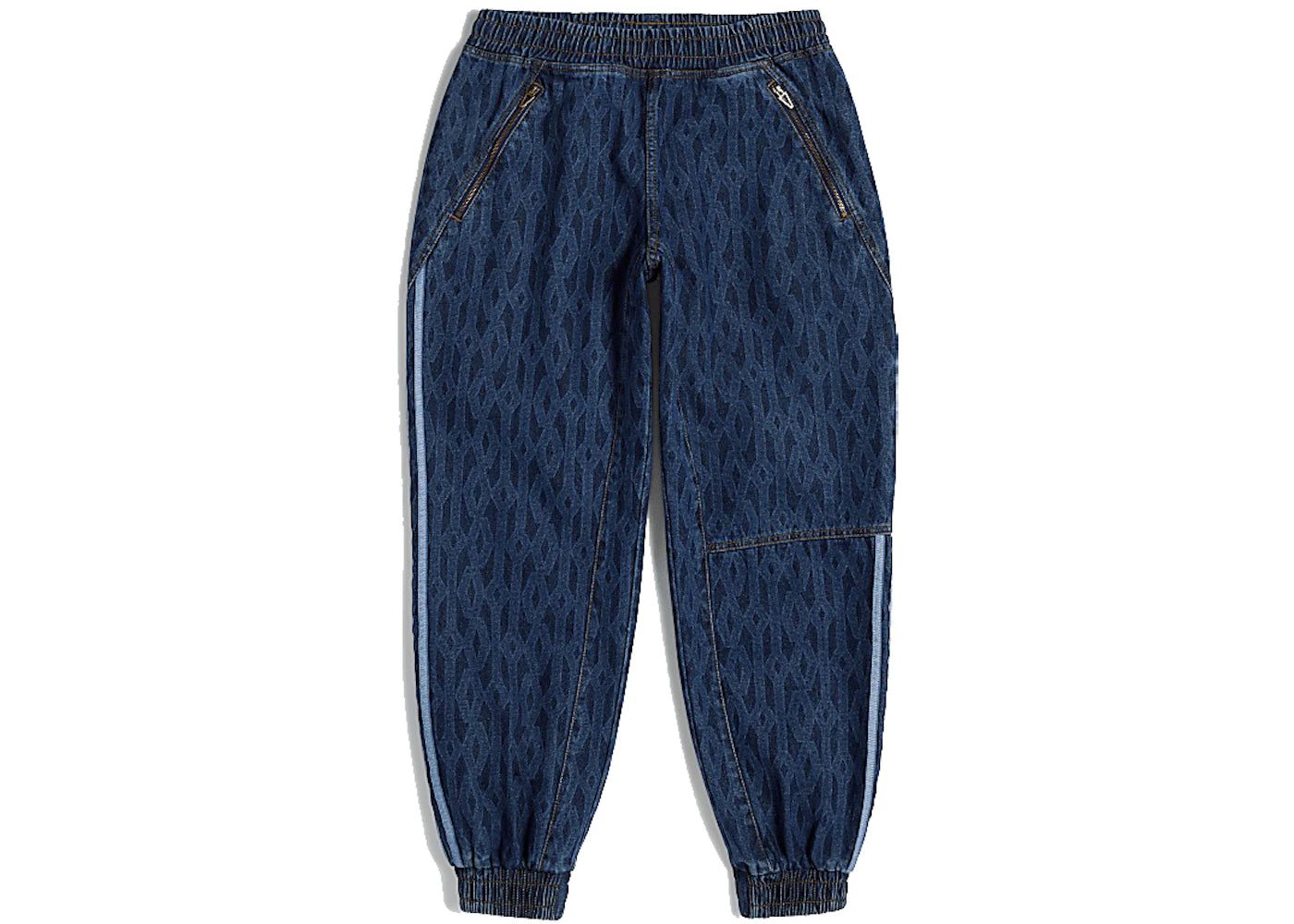 adidas Ivy Park Monogram Denim Track Pants (All Gender) Dark Denim