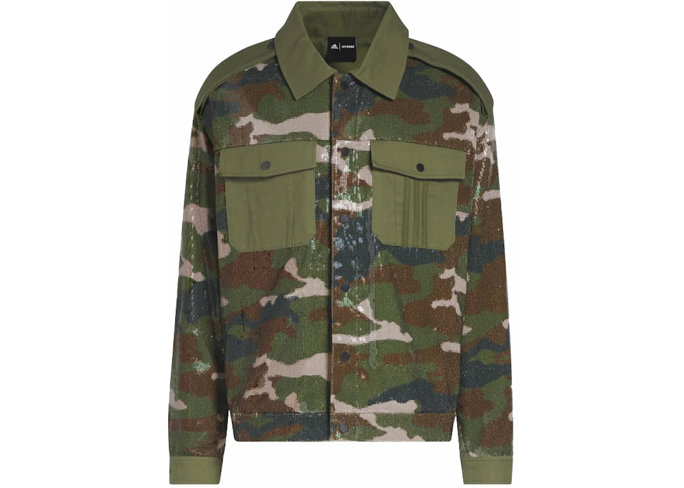 adidas Ivy Park Sequin Jacket (All Gender) AOP Camo