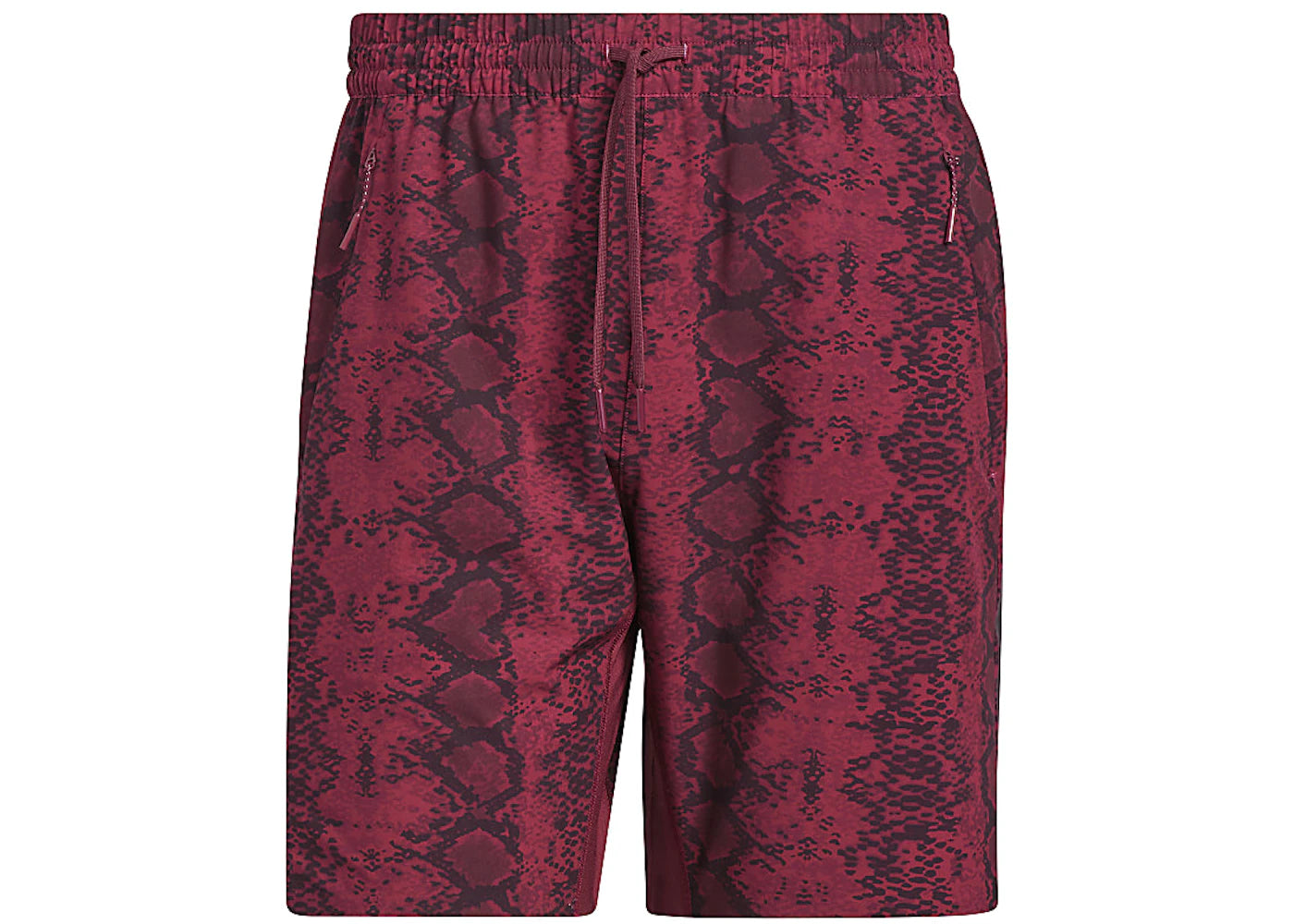 adidas Ivy Park Snakeskin Allover Print Shorts (Mens) Cherry Wood/Black