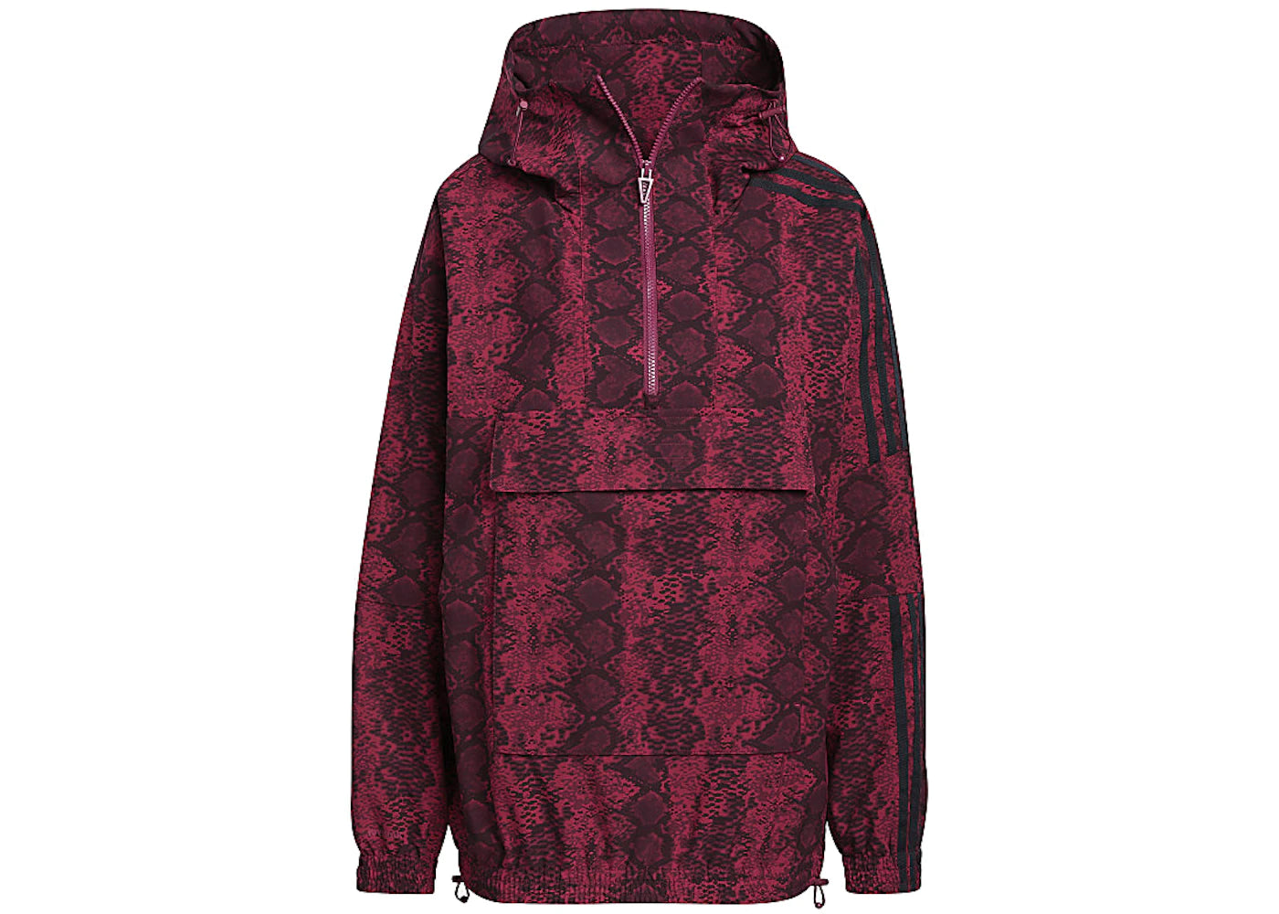 adidas Ivy Park Snakeskin-Print Windbreaker (All Gender) Cherry Wood/Black