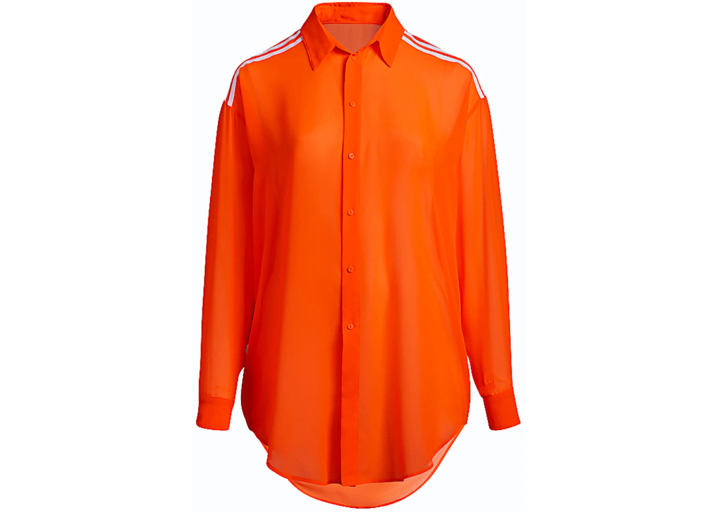 adidas Ivy Park Swim Cover-Up Shirt (Plus Size) Solar Orange