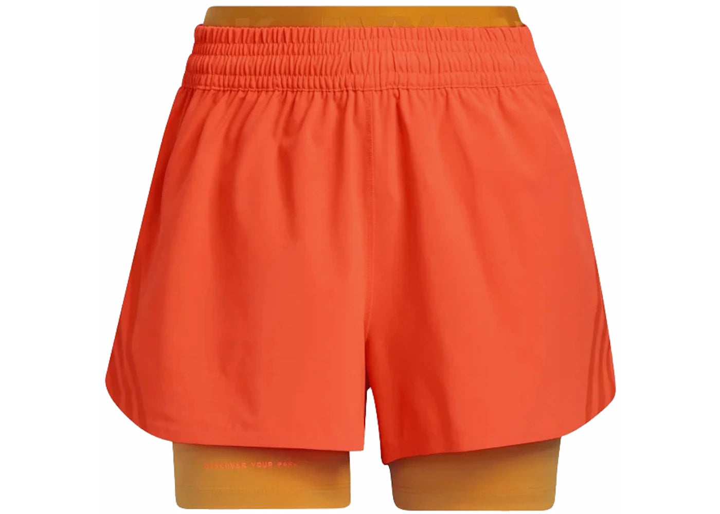 adidas Ivy Park Two-In-One Shorts Solar Orange