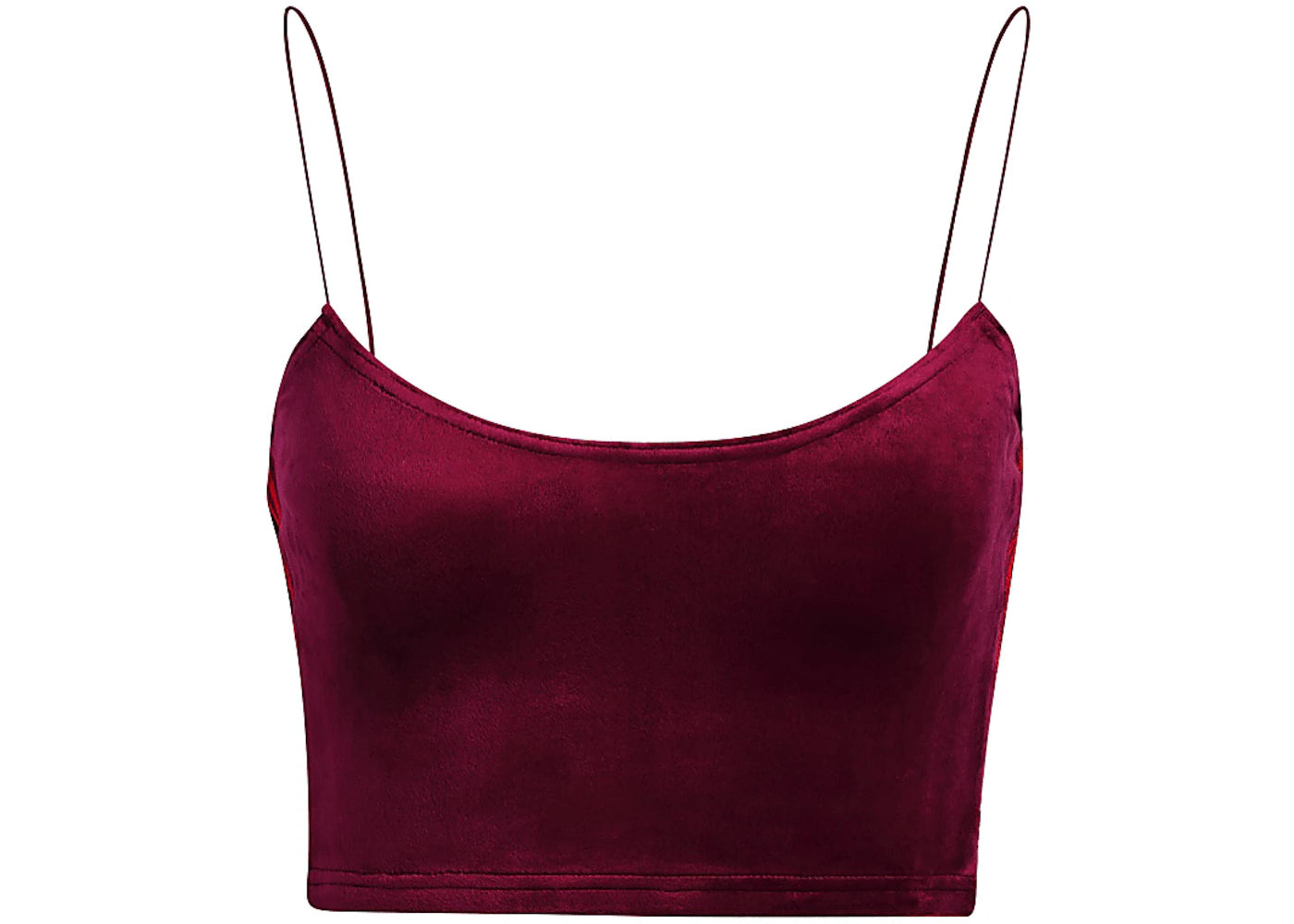 adidas Ivy Park Velour Bralette Cherry Wood
