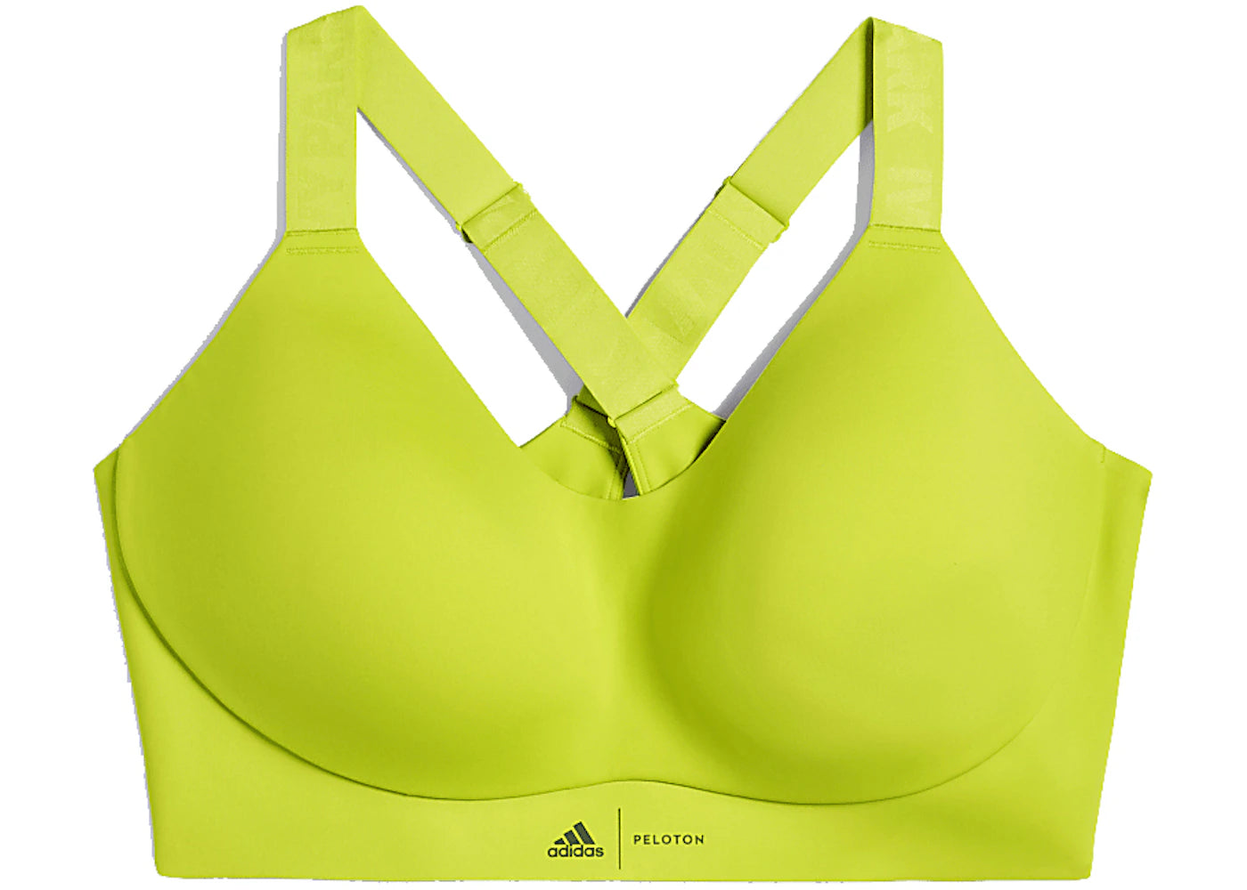 adidas Ivy Park x Peloton BR Tape Bra (Plus Size) Shock Lime/Magic Beige