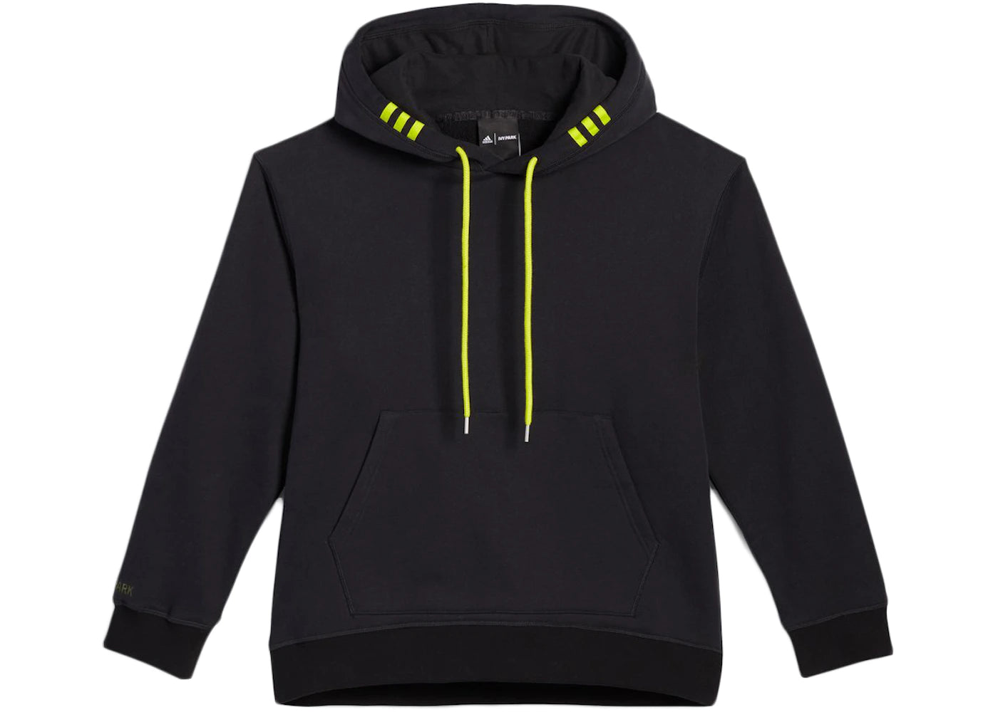 adidas Ivy Park x Peloton Cargo Hoodie (All Gender) Black/Shock Lime