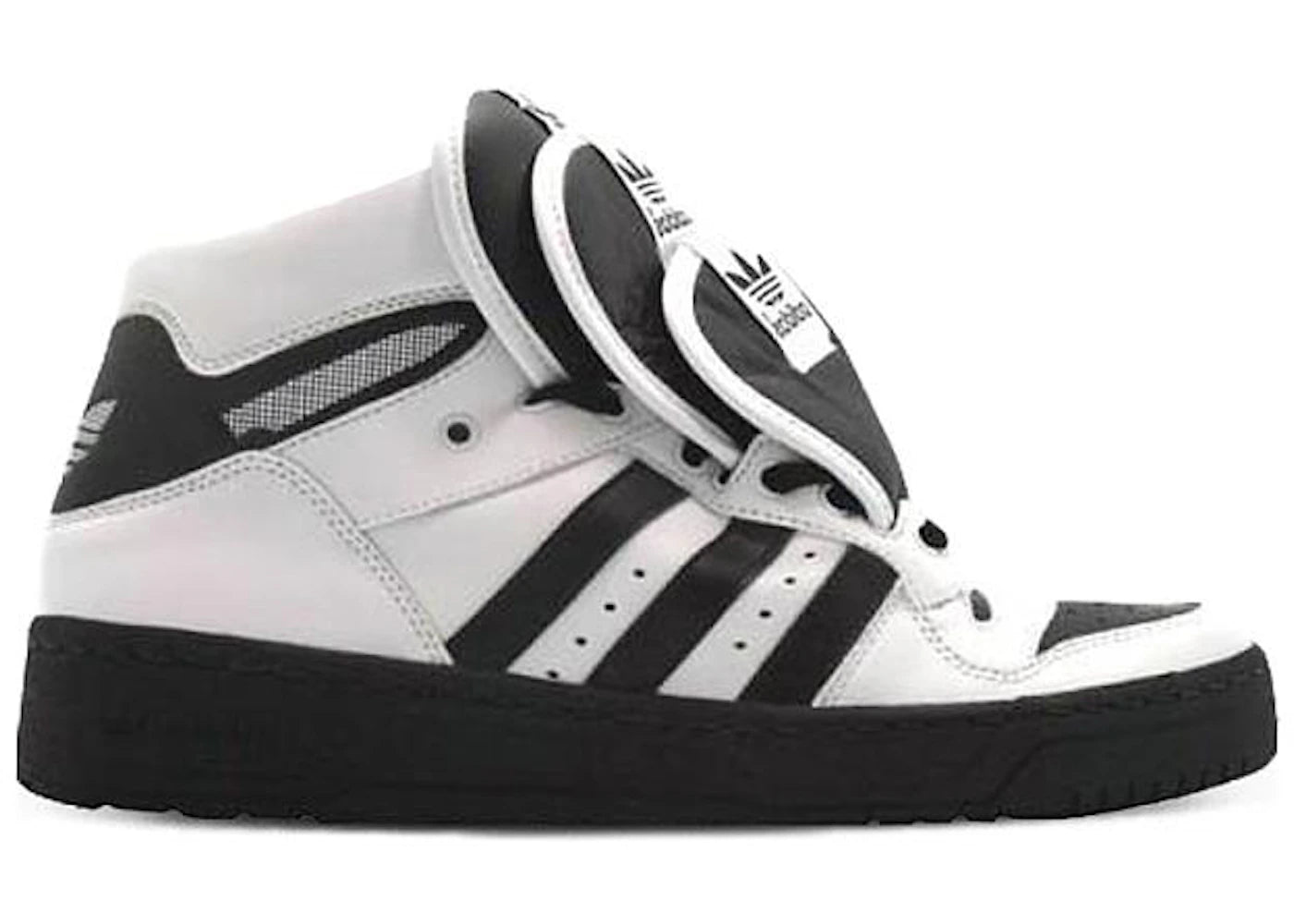 adidas JS Metro Attitude Jeremy Scott 3 Tongues White Black