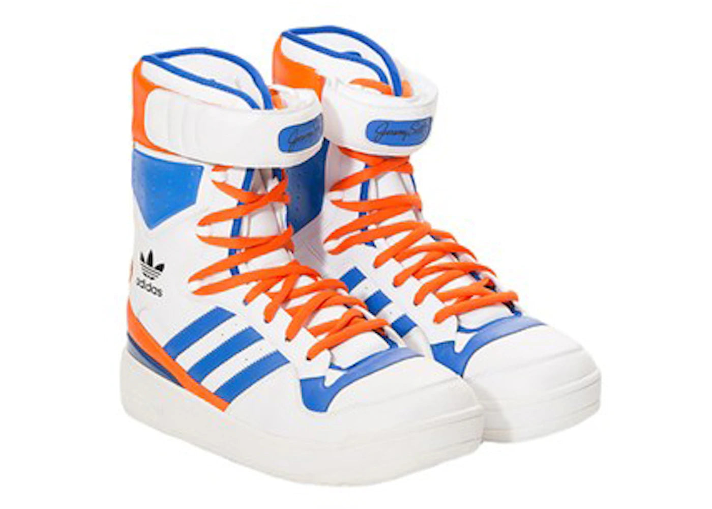 adidas JS Snow Jeremy Scott White Orange Blue