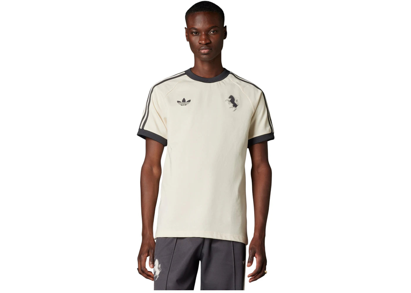 adidas Juventus Adicolor Classics 3-Stripes T-Shirt Wonder White