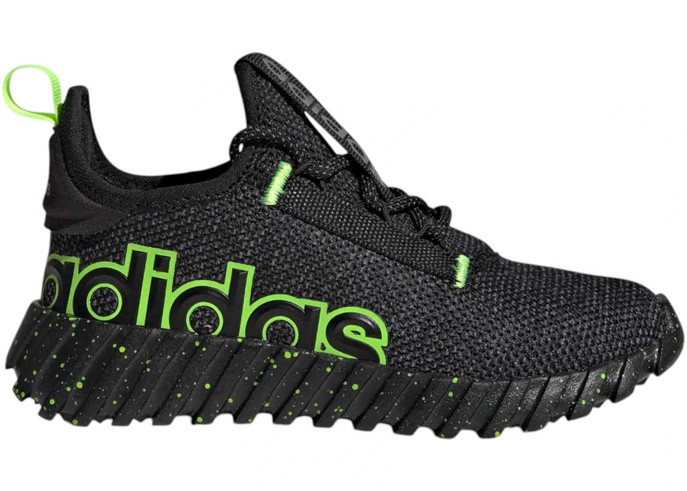 adidas Kaptir 3.0 Core Black Iron Metallic Lucid Lemon (GS)