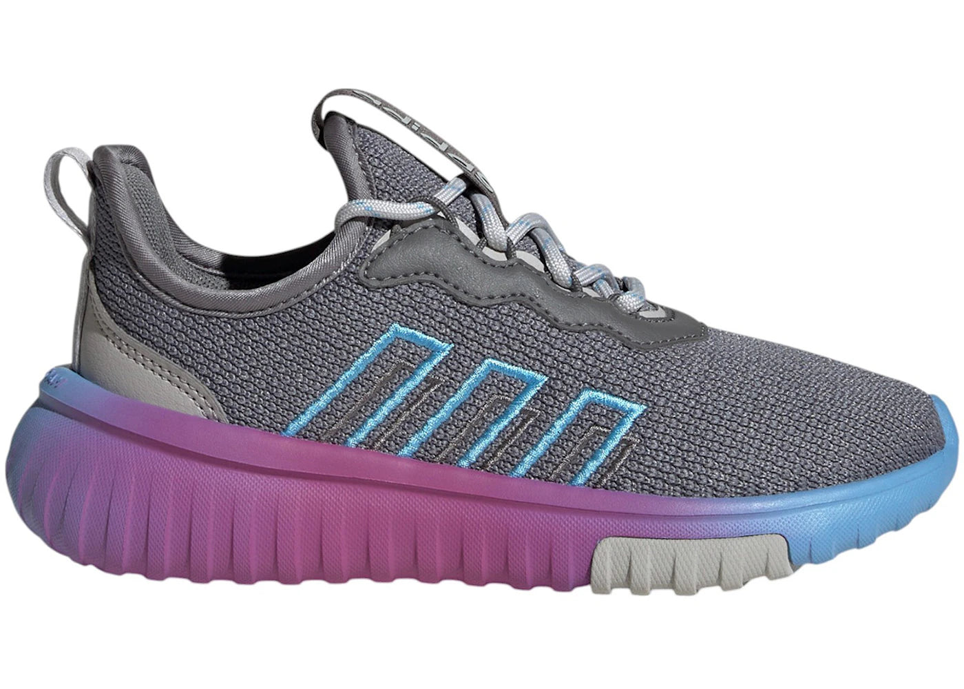 adidas Kaptir Flow 2.0 Grey Four Semi Blue Burst Purple Burst (GS)