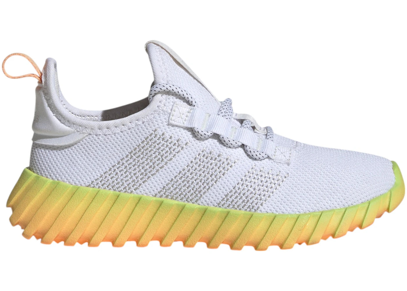 adidas Kaptir Flow Cloud White Crystal White Hazy Orange (GS)