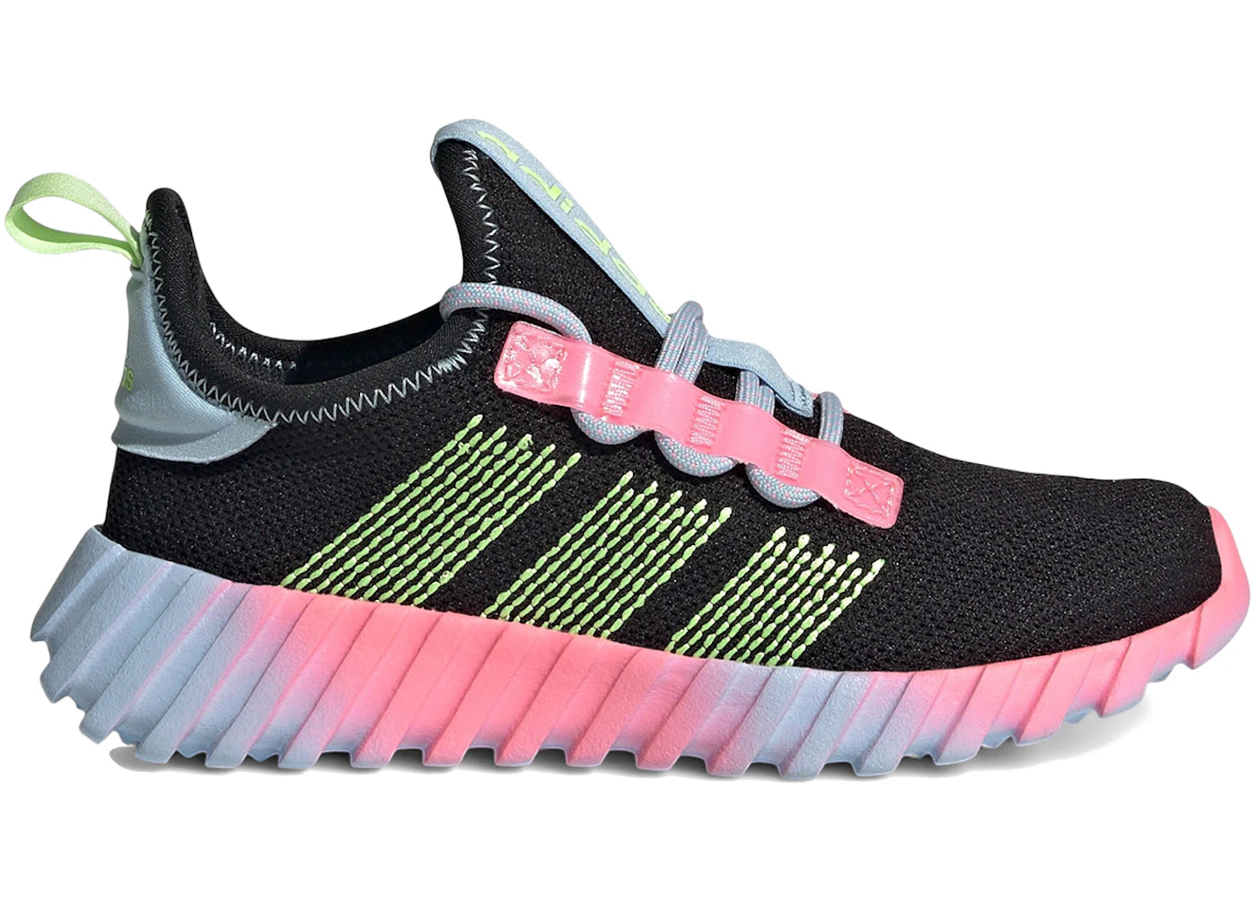 adidas Kaptir Flow Core Black Hi-Res Yellow Clear Sky (GS)