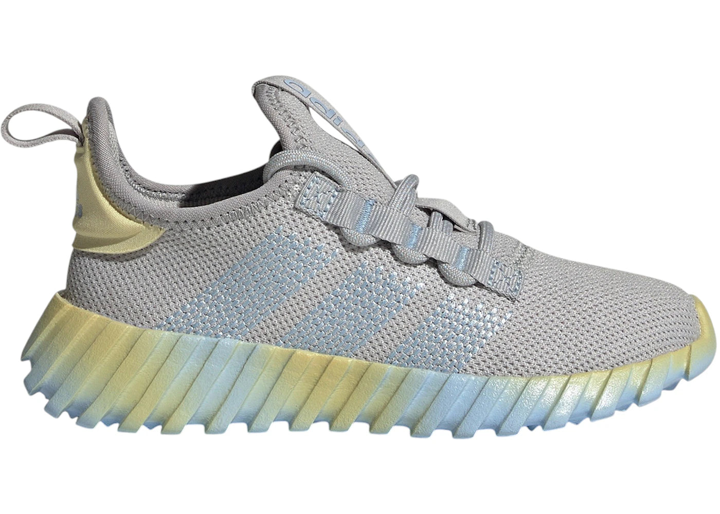 adidas Kaptir Flow Grey Two Glow Blue Powder Yellow (GS)