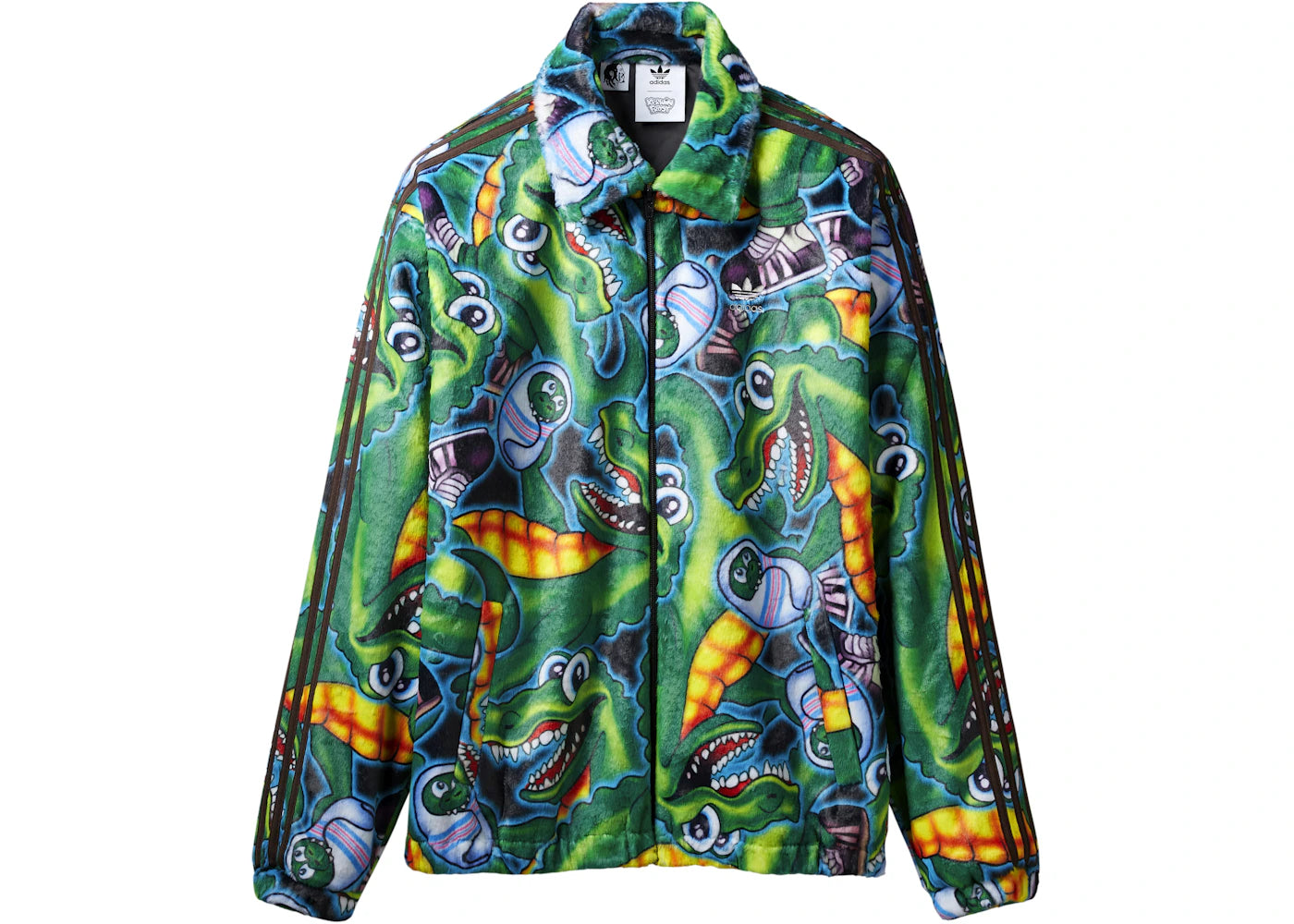adidas Kerwin Frost Ms. Croc Faux Fur Jacket Green