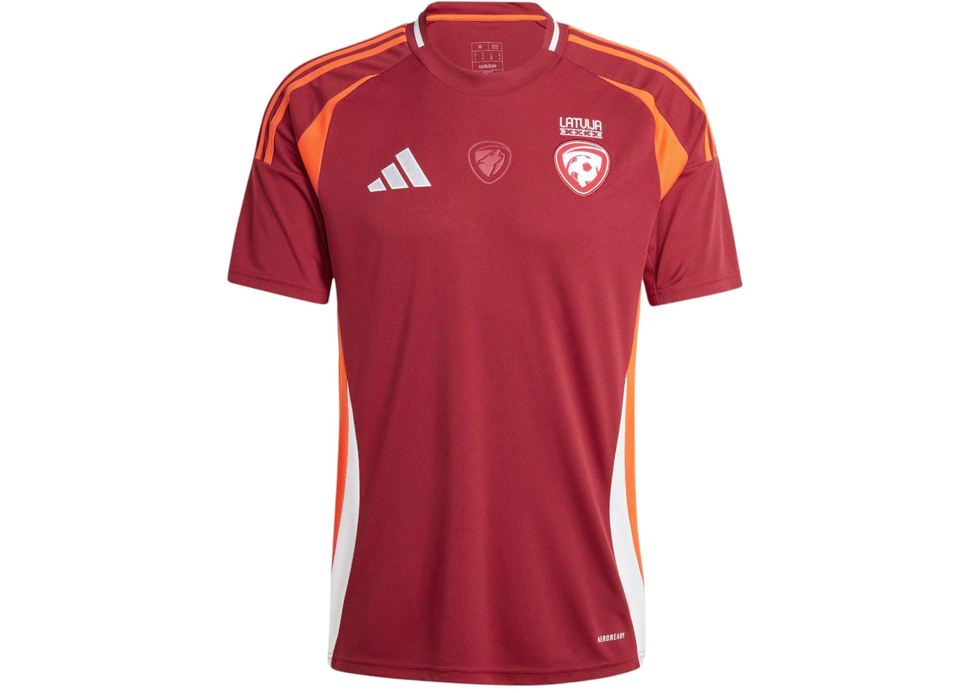 adidas Latvia 24 Home Jersey Team Coll Burgundy 2