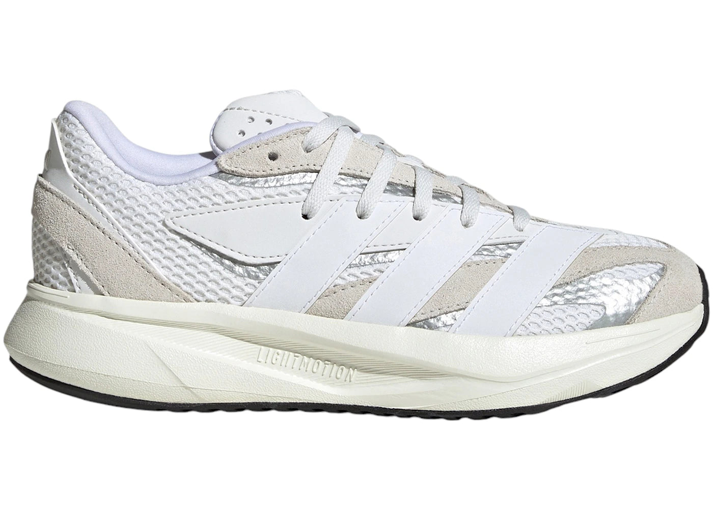 adidas Lightblaze Crystal White Cloud White Silver Metallic (GS)