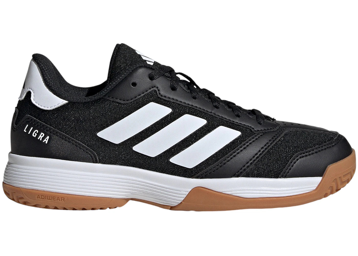 adidas Ligra 8 Indoor Core Black Cloud White (GS)