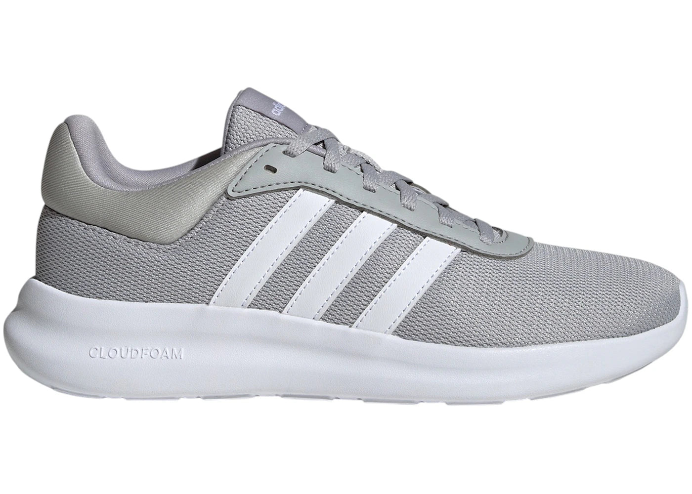 adidas Lite Racer 4.0 Grey Two Cloud White Glory Grey (Women's)