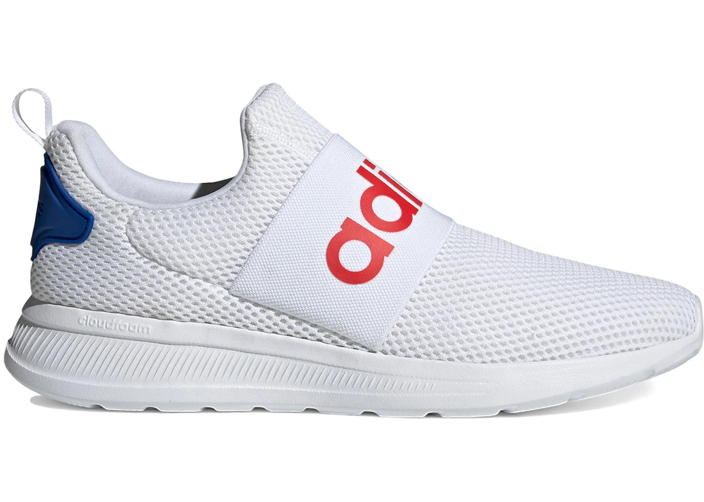 adidas Lite Racer Adapt 4.0 Cloud White Vivid Red Royal Blue