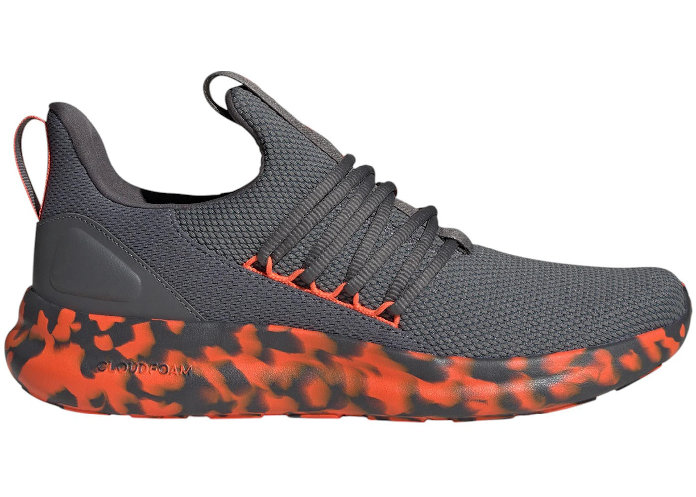 adidas Lite Racer Adapt 7.0 Grey Five Semi Impact Orange Grey Six