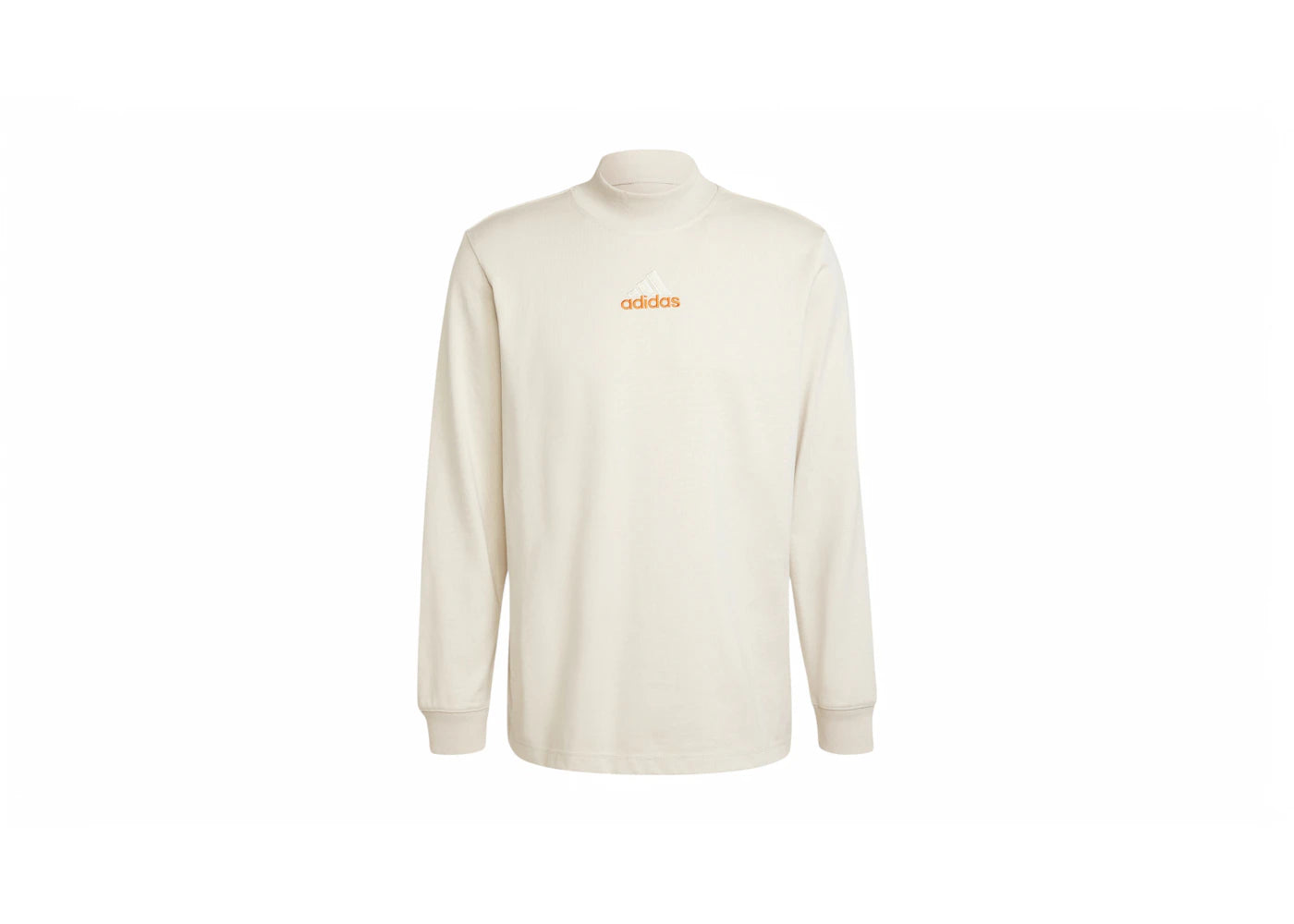 adidas Long Sleeve Mock Neck Q1 Long-Sleeve Top Alumina