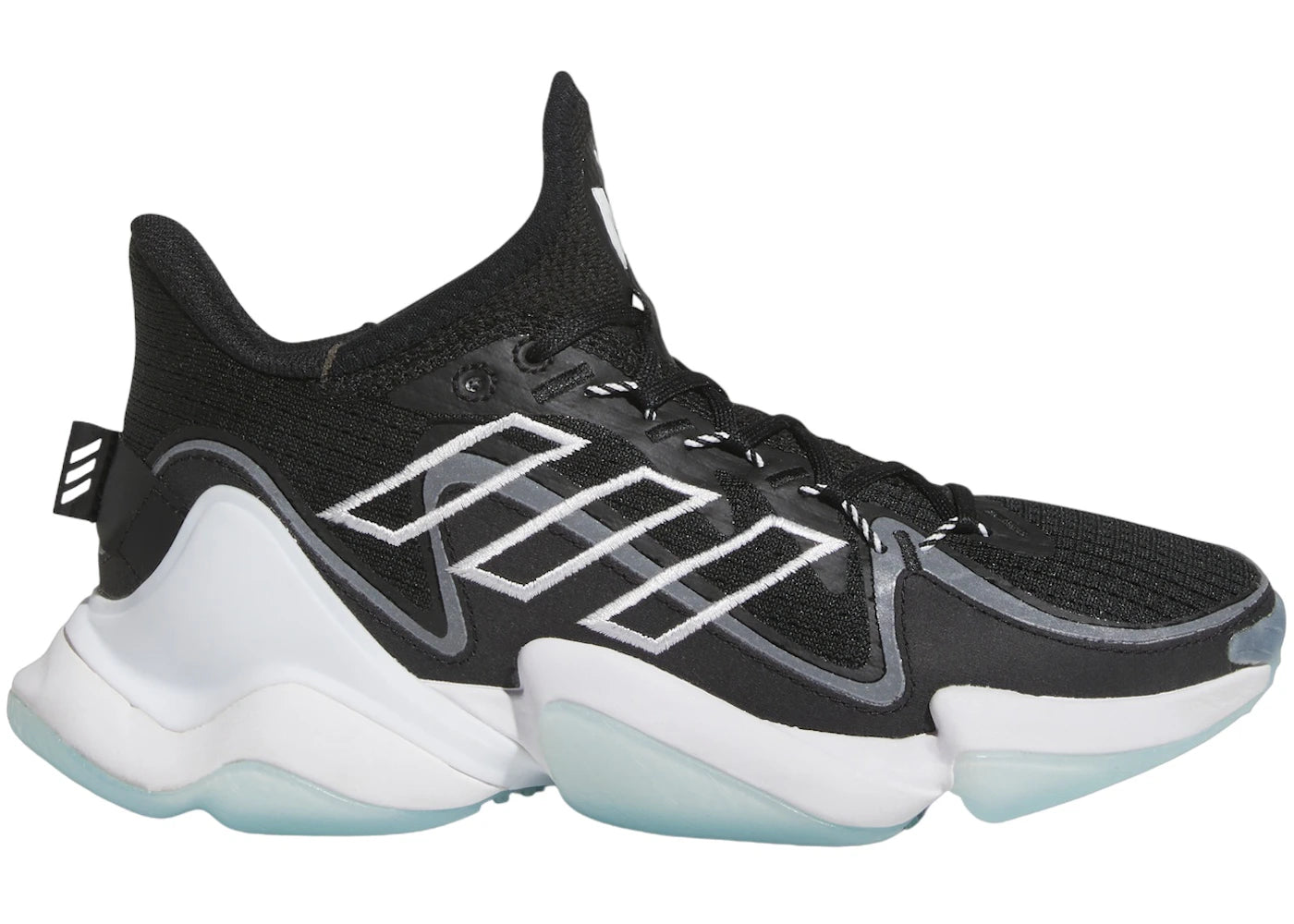 adidas Mahomes 1 Impact FLX Core Black Cloud White Grey Three (GS)