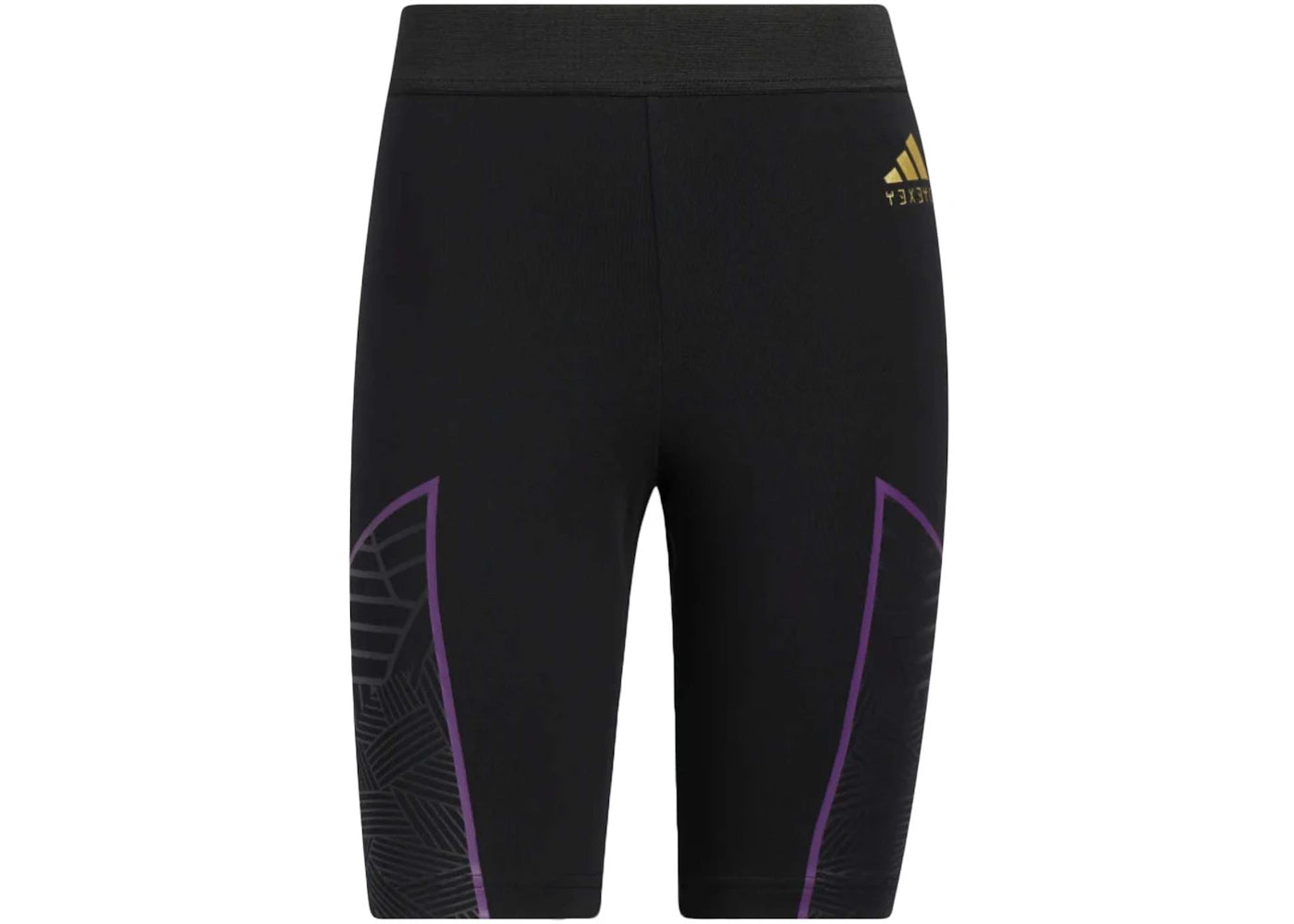 adidas Marvel Black Panther Graphic Bike Shorts Black