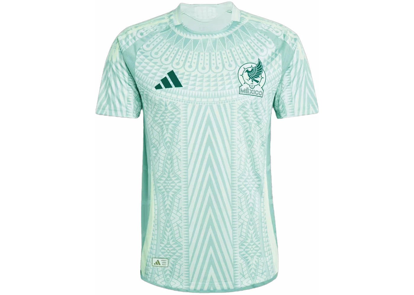 adidas Mexico 2024 Away Authentic Jersey Linen Green