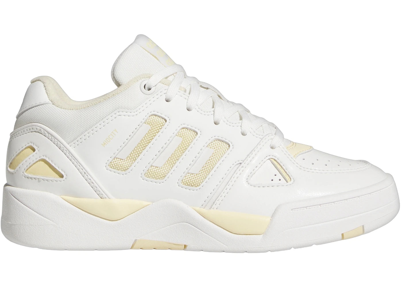 adidas Midcity Low Core White Easy Yellow (Women's)