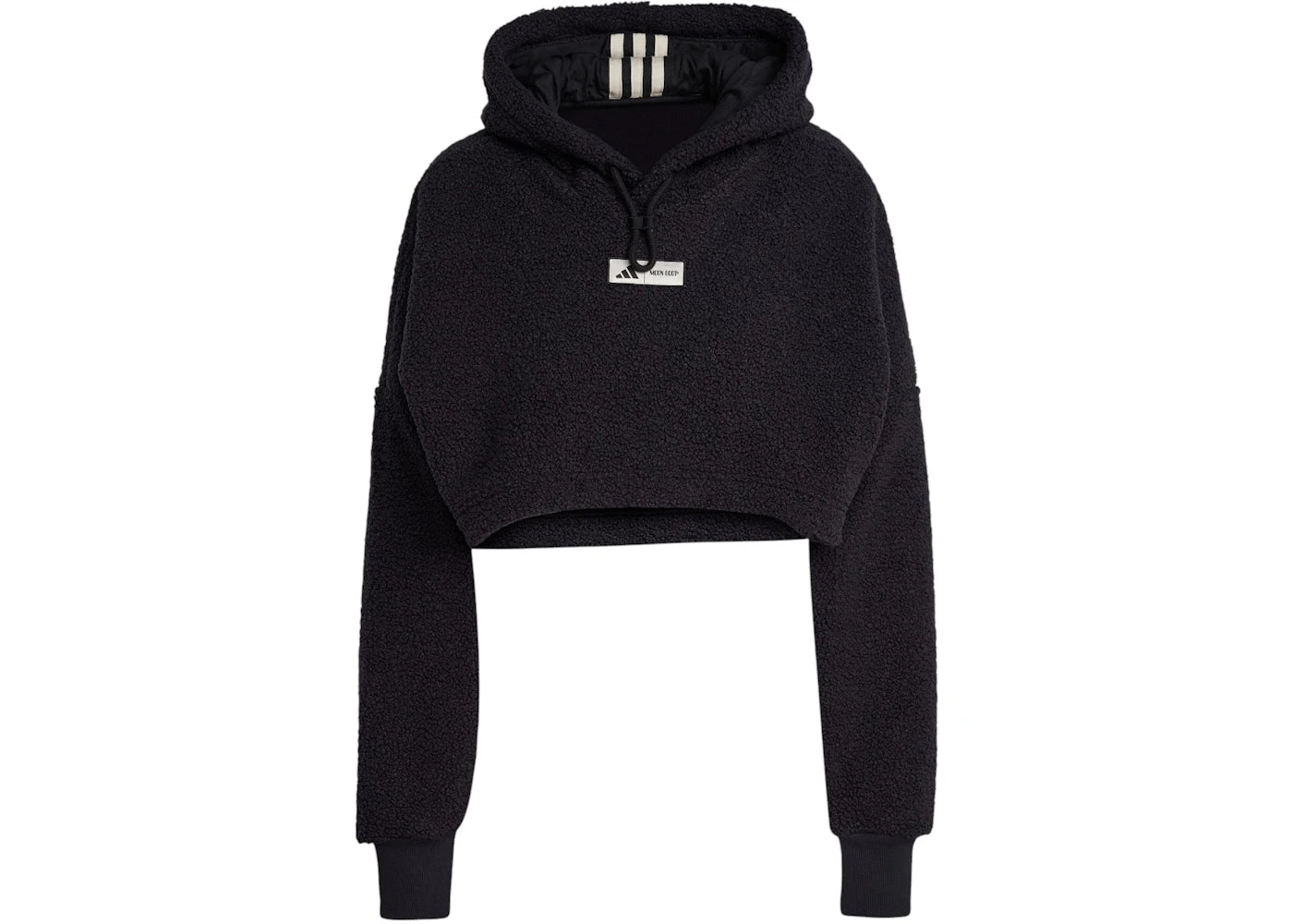 adidas Moon Boot Cropped Hoodie Black